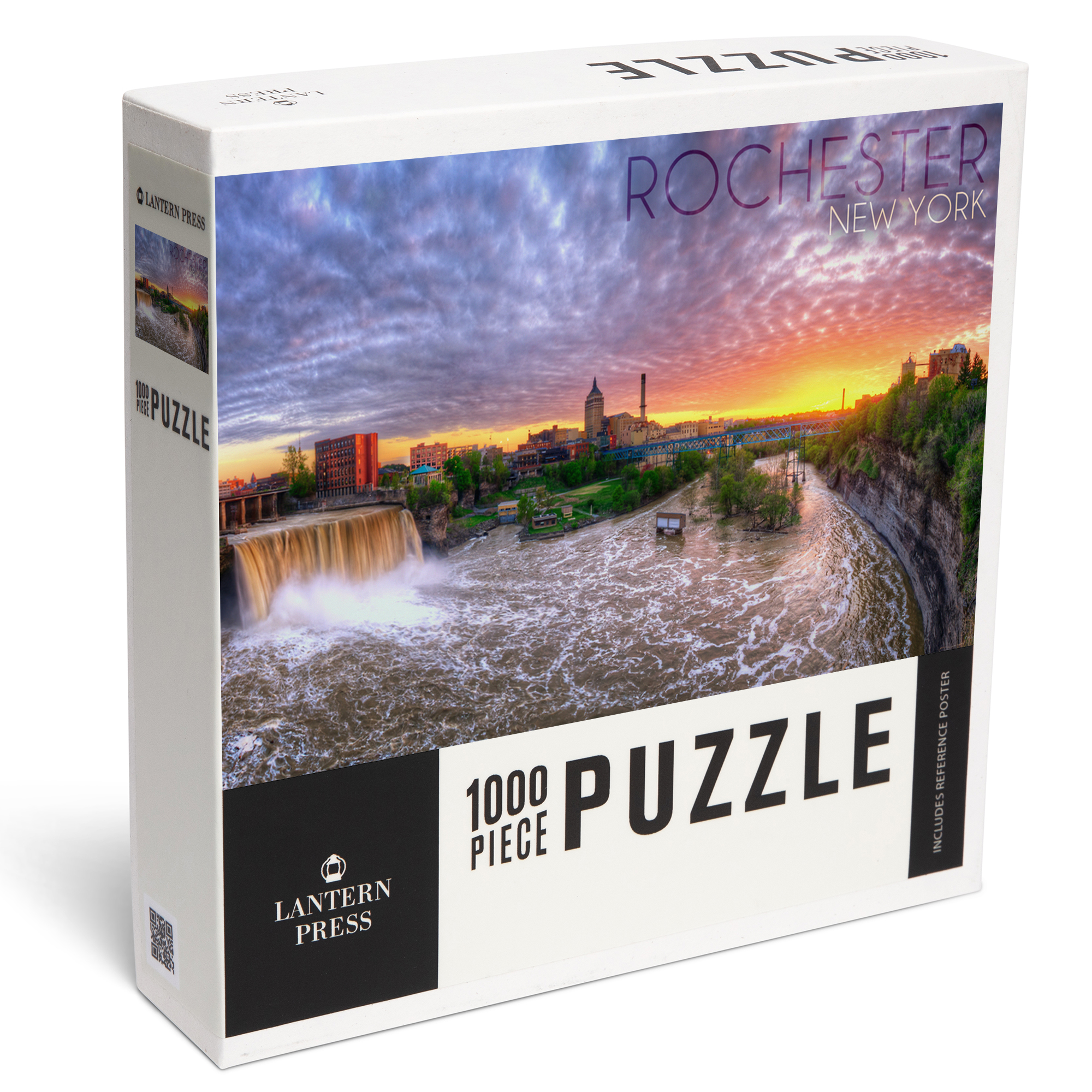 Lantern Press 1000 Piece Jigsaw Puzzle, Rochester, New York, Falls View