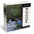 thumbnail image 1 of Lantern Press 1000 Piece Jigsaw Puzzle, Russian River, California, Blue Heron, 1 of 5
