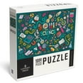 thumbnail image 1 of Lantern Press 1000 Piece Jigsaw Puzzle, Science Icons, Collage, 1 of 5