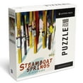 thumbnail image 1 of Lantern Press 1000 Piece Jigsaw Puzzle, Steamboat Springs, Colorado, Colorful Skis, 1 of 5