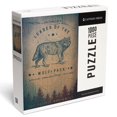 thumbnail image 1 of Lantern Press 1000 Piece Jigsaw Puzzle, The Pacific Northwest, Live Fearless like Leader of the Wolf pack, 1 of 5