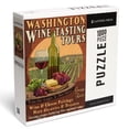 thumbnail image 1 of Lantern Press 1000 Piece Jigsaw Puzzle, Washington Wine Tasting Vintage Sign, 1 of 5