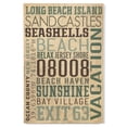 thumbnail image 1 of Lantern Press 12x18 Inch Premium Wood Sign, Ready to Hang Wall Decor, Long Beach Island, New Jersey, Typography (#2), 1 of 4
