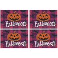 thumbnail image 1 of Lantern Pumpkin Halloween Spooky Table Mats Set of 4 12x18in Inch Seasonal Fall Holiday Place Mats Durable No Slip Table Mats for Wedding Restaurant & Camping, 1 of 7
