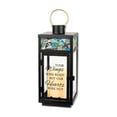 thumbnail image 1 of Carson 12" 'Wings were Ready' Stained Glass Memorial Lantern - Memorial Lantern for Bereavement Gift, 1 of 1