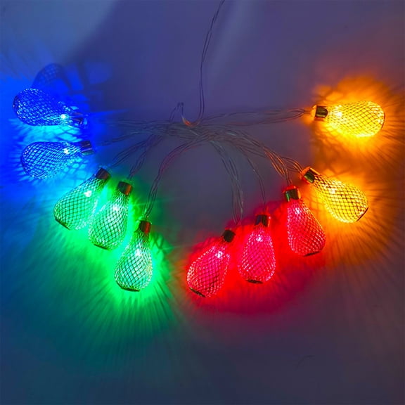 Lantern String Lights Battery 5.41ft 10LED String Lights Warm White String Lights for Outdoor, Patio, Garden, Tent, Bedroom, Party, Wedding Xmas Decor