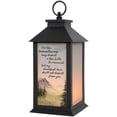 thumbnail image 1 of Lantern W/Led Candle & Timer-Mountains May Depart (13 X 5.5 X 5.5 ), 1 of 1