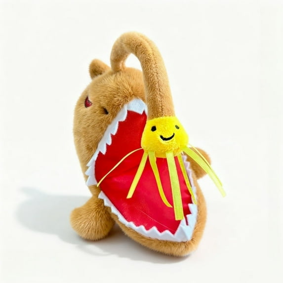 Lanternfish Plush Toy Soft Cute Marine Animal Image Anglerfish Stuffed Animal Toy Game Plush Toys Gift