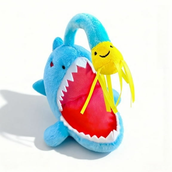 Lanternfish Plush Toy Soft Cute Marine Animal Image Anglerfish Stuffed Animal Toy Game Plush Toys Gift