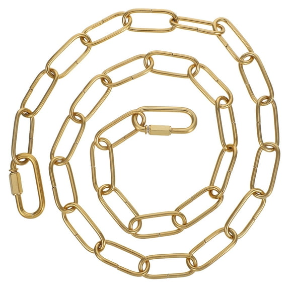 1 Set Chandelier Hanging Extension Chain Industrial Lamp Iron Pendant Light Fixture Chain with Locks for Lighting Accessories