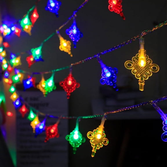 Lanterns String Lights Battery Operated Fairy String Lights For Wedding, Chinese New Year,Spring Festival,Party Decoration,Christmas