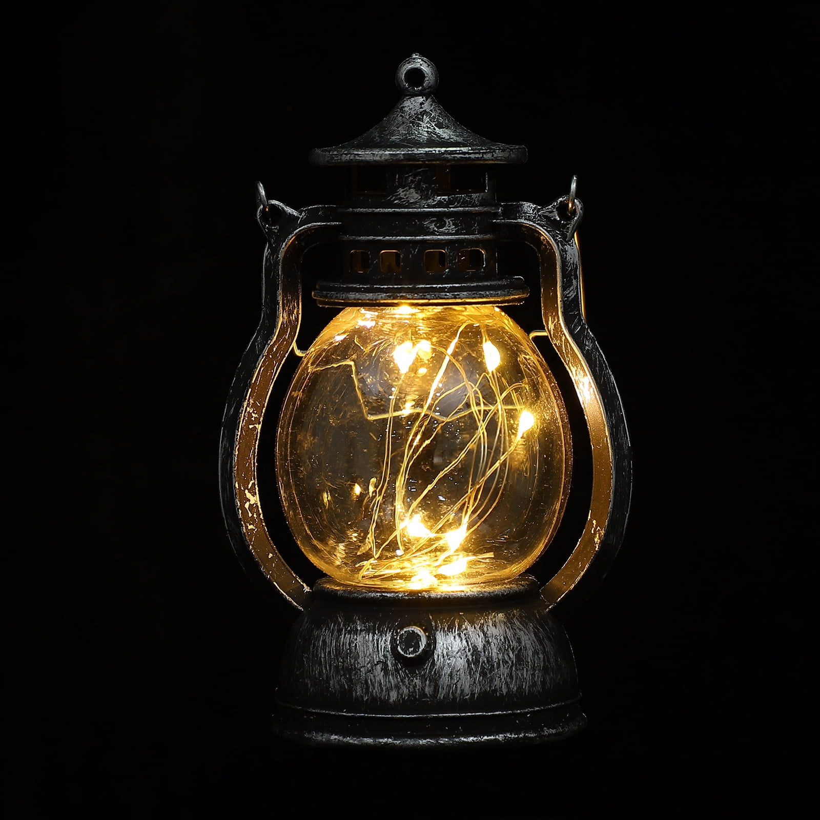 Lanterns for Camping Portable Antique Kerosene Lamp Metal Outdoor Decor