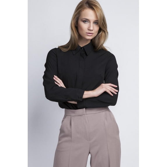 Lanti Women's Black Long sleeve shirt - 36