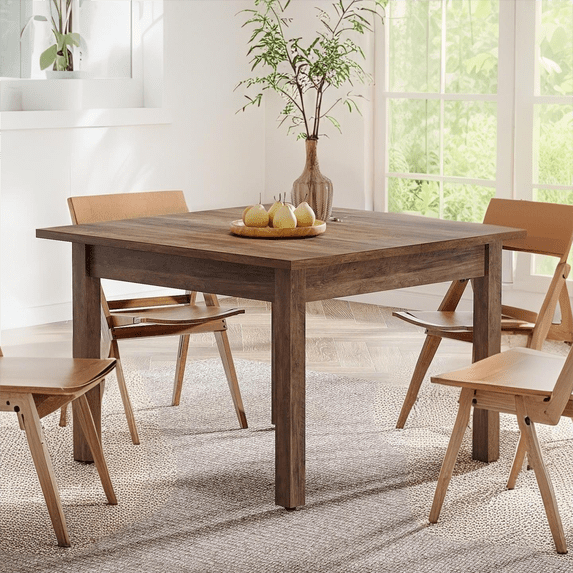 Fnova 40" Executive Desk, Dining Table for 4 People, Modern Farmhouse Wooden Kitchen Table, Large Office Computer Desk for Home Office (Chairs Not Included)
