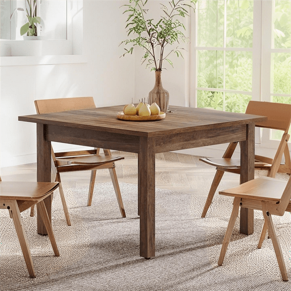 Fnova 40" Executive Desk, Dining Table for 4 People, Modern Farmhouse Wooden Kitchen Table, Large Office Computer Desk for Home Office (Chairs Not Included)