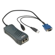 Lantronix Integrated KVM-over-IP Solution for Remote Equipment - 2 x Network RJ-45 - 2 x USB - 1 x VGA - 0U - Rack-mountable