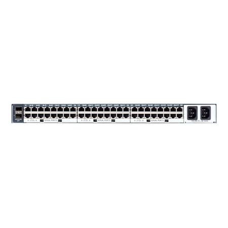 Lantronix SLC 8000 Device Server - Optical Fiber, Twisted Pair - 2 x Network (RJ-45) x USB - 48 x Serial Port - 10/100/1000Base-T, 1000Base-X - Gigabit Ethernet - Management Port - Rack-mountable