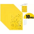 thumbnail image 1 of Lantuu 10-Pack Yellow Sticky Traps, Double-Sided Waterproof Insect Catcher, Non-Toxic Glue Traps for Flying Insects, Fungus Gnats, Fruit Flies, Aphids, Thrips, for Indoor/Outdoor Plants, 1 of 6