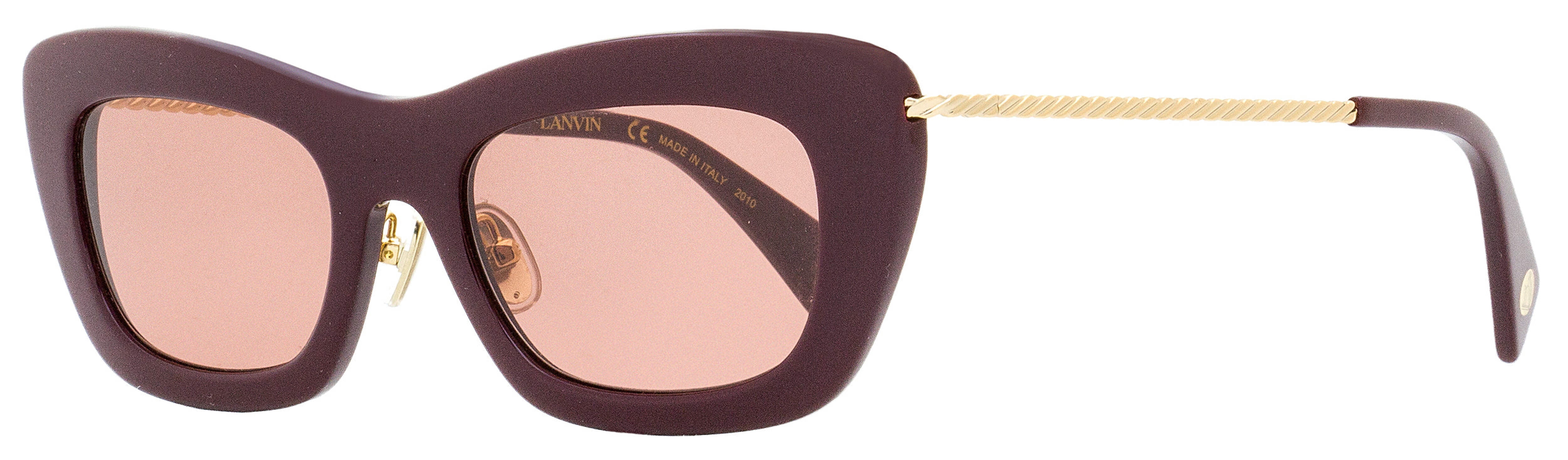 Lanvin Burgundy Sunglasses 1980 LANVIN  main image 3