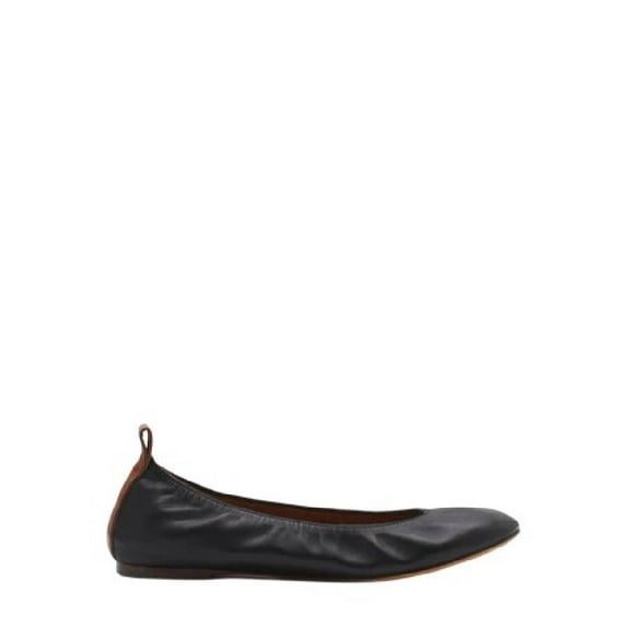 Lanvin Black Lambskin Nappa Ballerina Black (Women's)