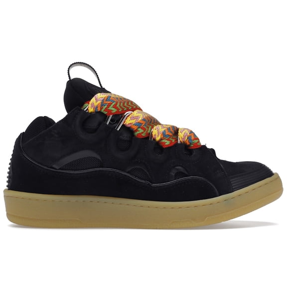 Lanvin Men's Leather Curb Black Shoes, from StockX