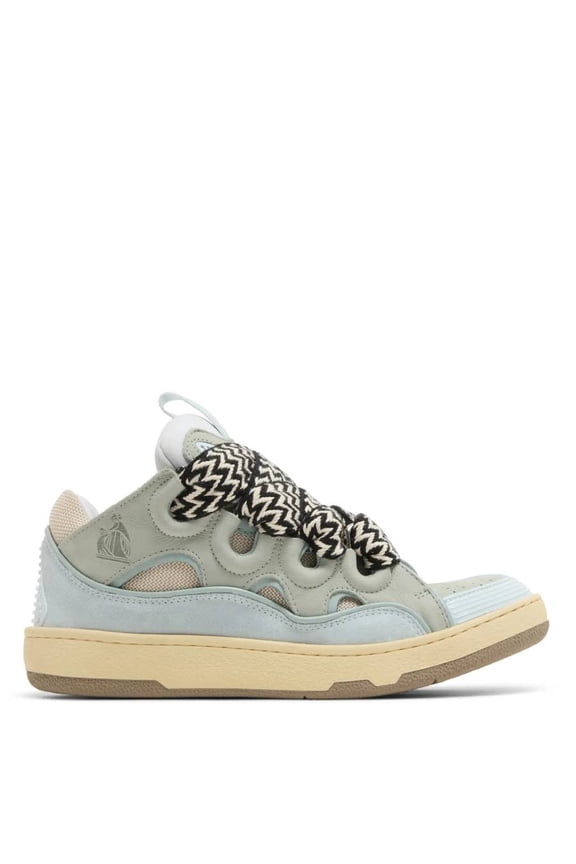 Pale Blue Curb Sneakers, Brand Size 37 ( US Size 6 )