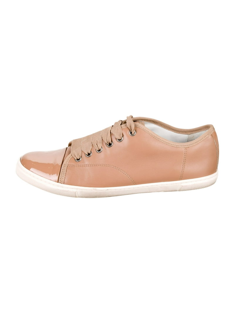 Lanvin Paris Low Top Sneaker Ligh Pink/White Fashion Lace Up  display picture 1
