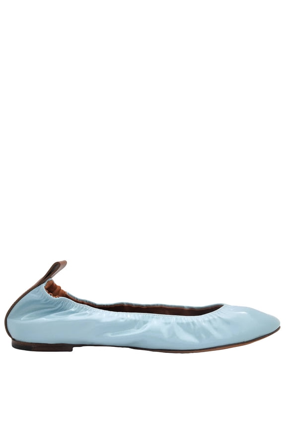 Patent Leather Ballerina Flats, Brand Size 36 ( US Size 5 )