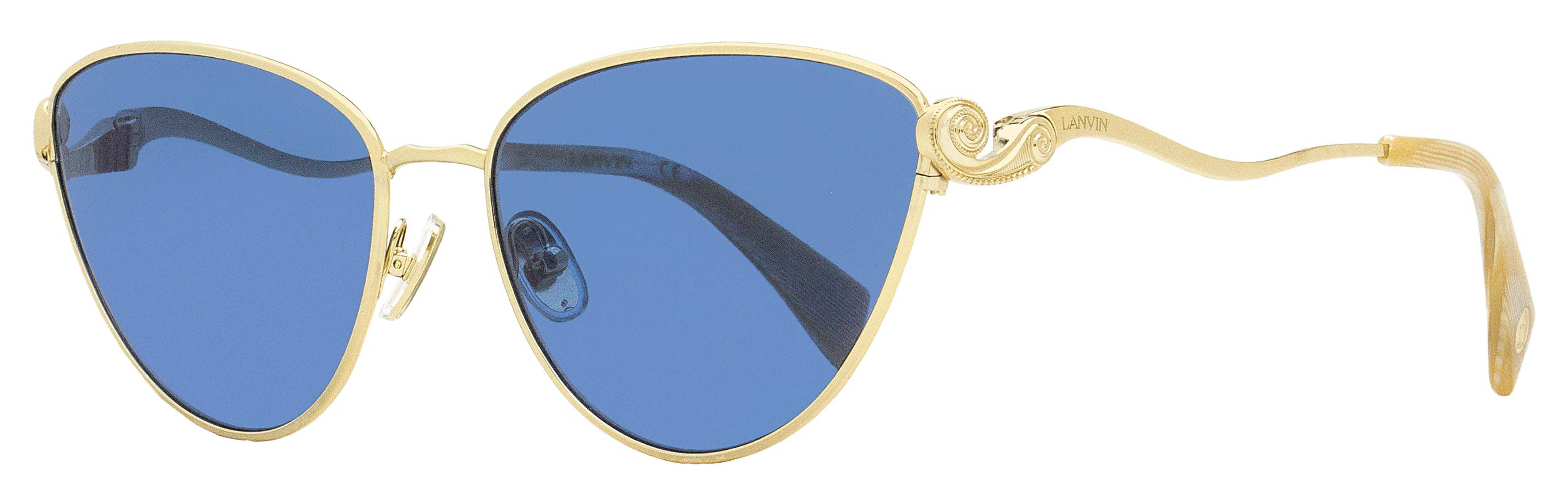 Lanvin Rateau Cat-Eye Sunglasses LNV112S 743 Gold/Horn 59mm 