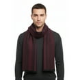 thumbnail image 1 of Lanvin Soft Luxurious 100% Wool red Fringe Scarf for Mens, 1 of 3