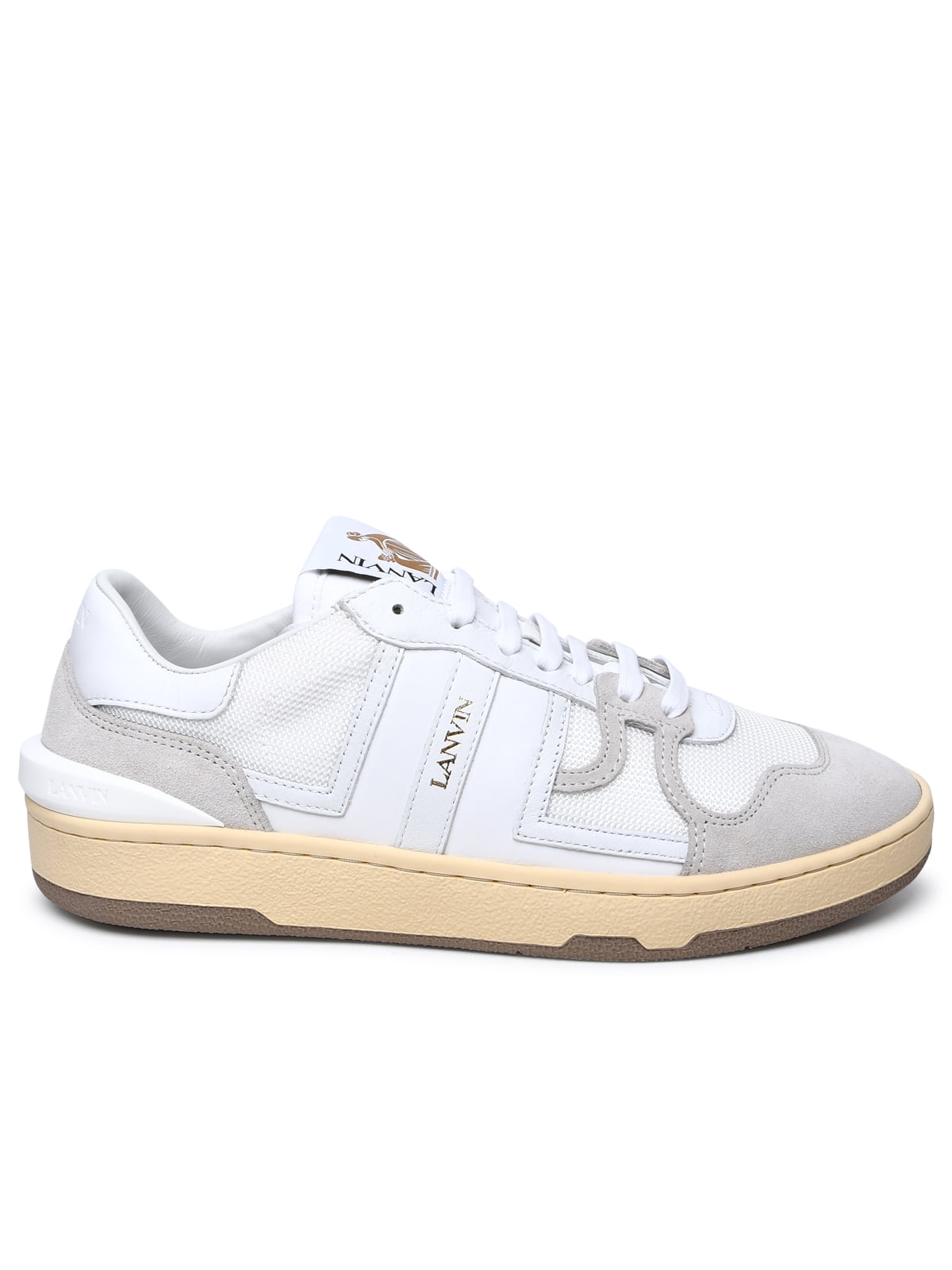 Lanvin Uomo White Leather Blend Sneakers - Walmart.com