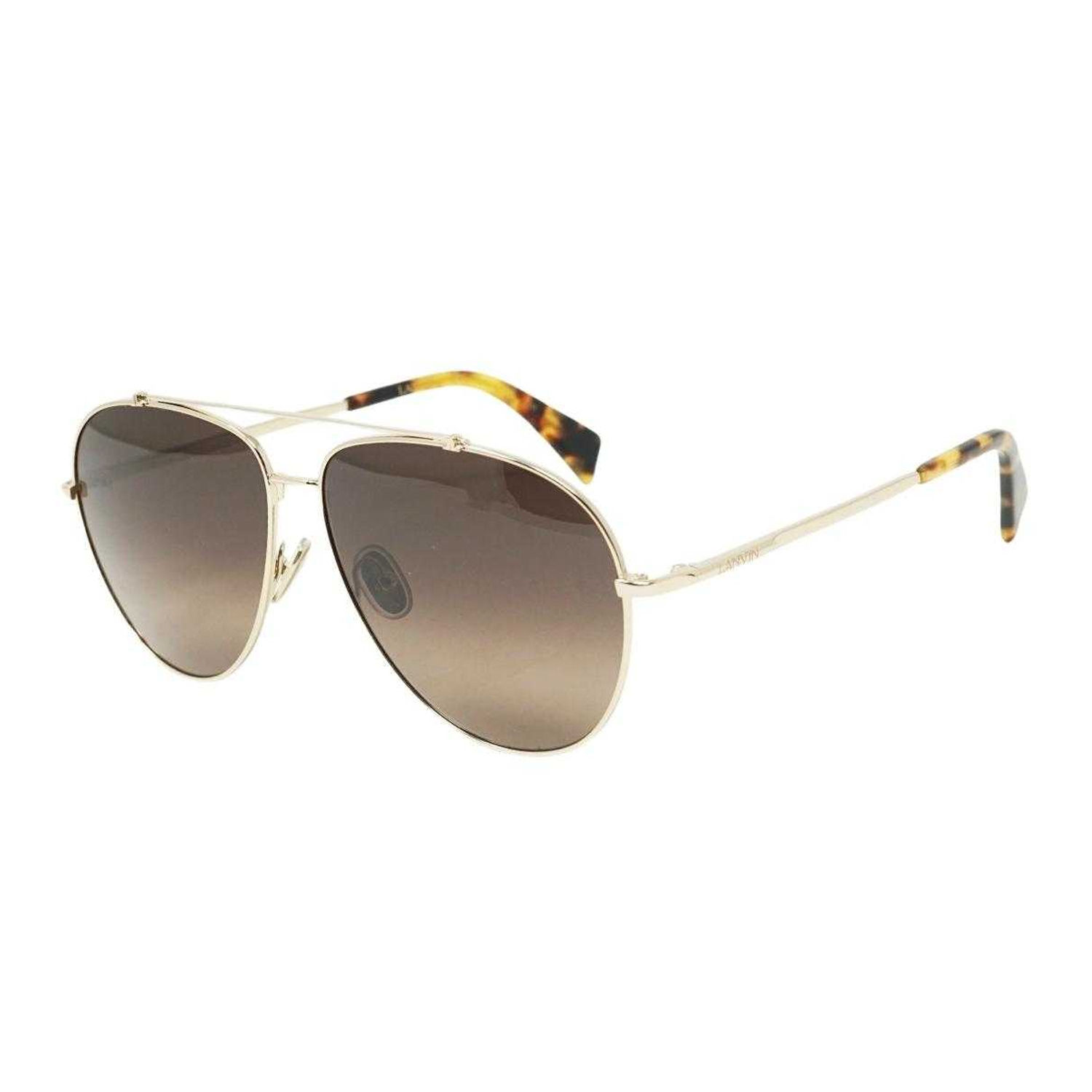LANVIN GOLD/BROWN GRADIENT UNISEX SUNGLASSES LNV109S Lanvin Butterfly Frame Sunglasses New | Mercari main image 2
