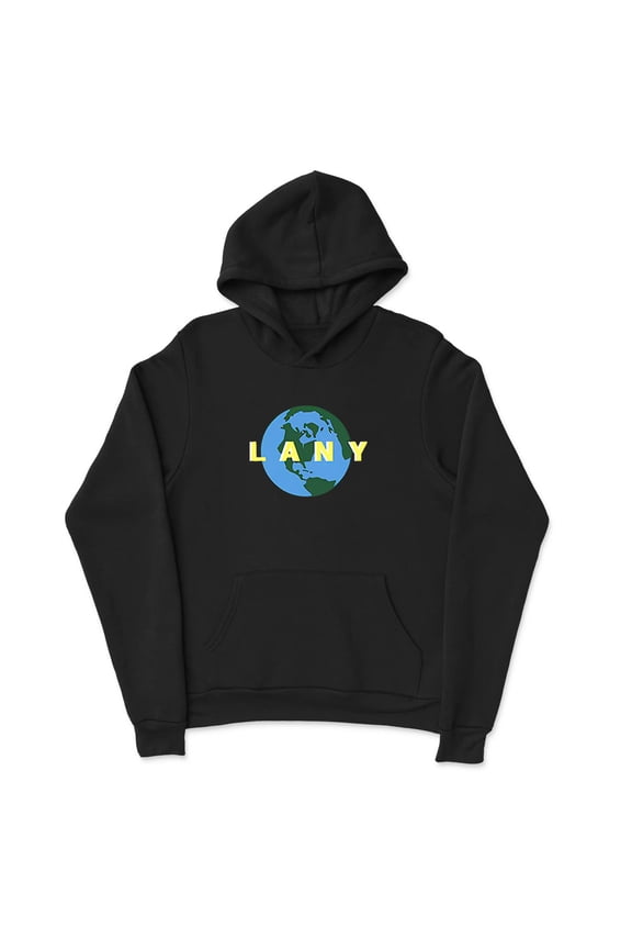 Lany Merch Hoodie Earth Logo Merch Long Sleeve Pullover
