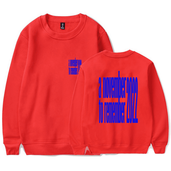 Lany Merch Sweatshirt A November To Remember 2022 Long Sleeve Crewneck Streetwear Men Women Sweatshirts