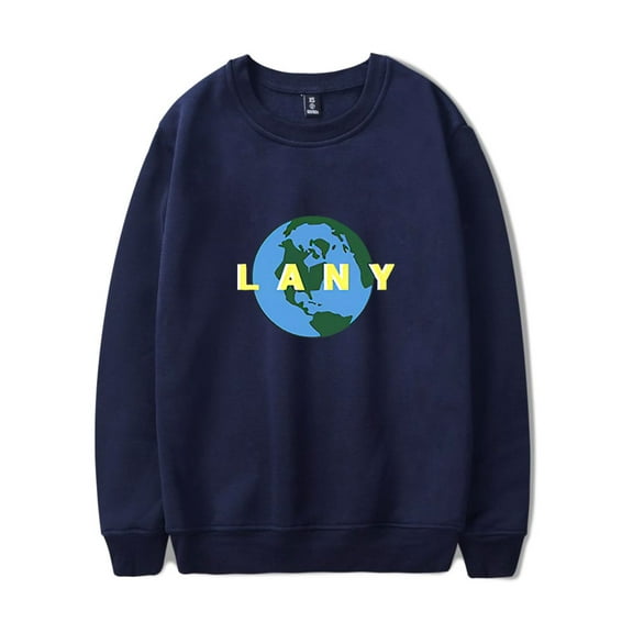 Lany Merch Sweatshirt Earth Logo Merch Long Sleeve Crewneck Streetwear Men Women Sweatshirts