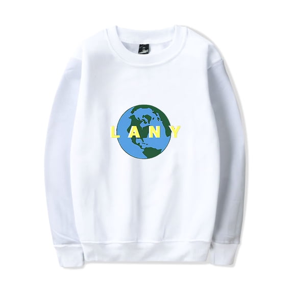 Lany Merch Sweatshirt Earth Logo Merch Long Sleeve Crewneck Streetwear Men Women Sweatshirts