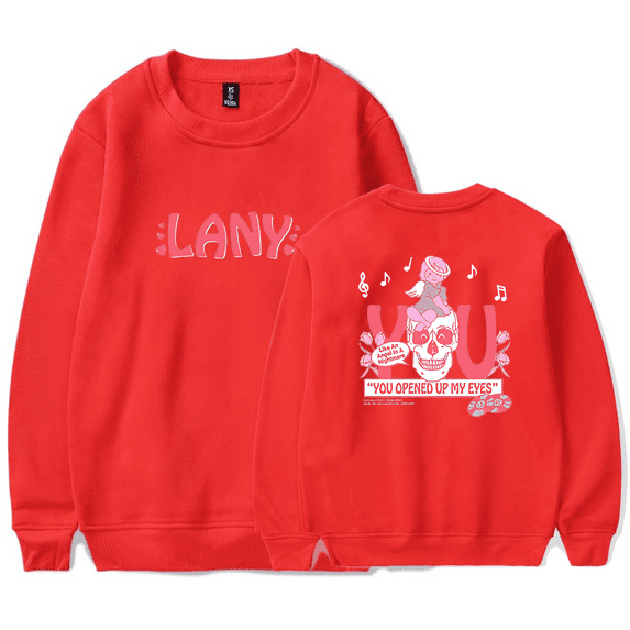 Lany Merch Sweatshirt You Open Up My Eyes Long Sleeve Unisex Men Women Crewneck Streetwear Sweatshirts