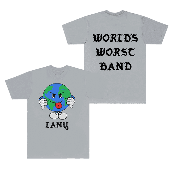 Lany Merch T-Shirt Earth Logo T Shirts Men Women Short Sleeve Top Tee Streetwear
