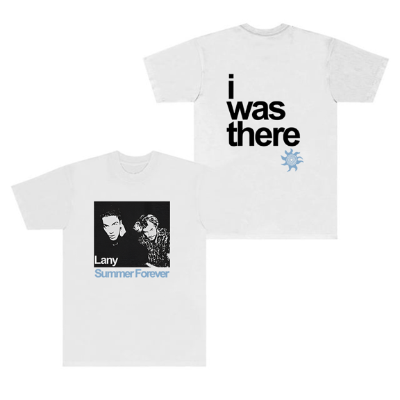 Lany Merch T-Shirt Summer Forever I Was There T Shirts Men Women Short Sleeve Top Tee