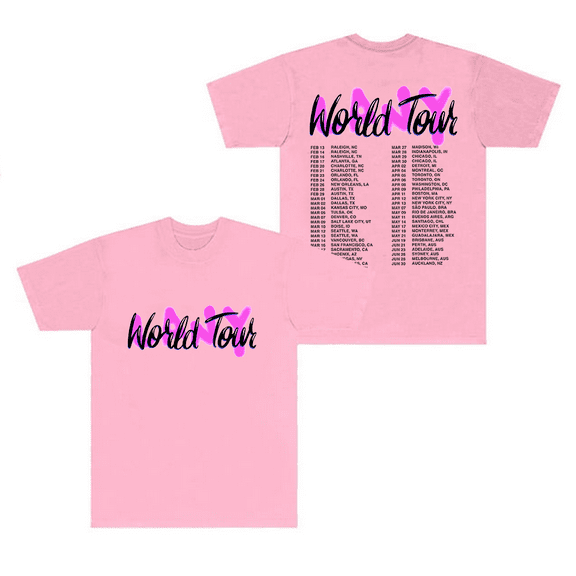 Lany Merch T-Shirt World Tour T Shirts Unisex Short Sleeve Top Tee