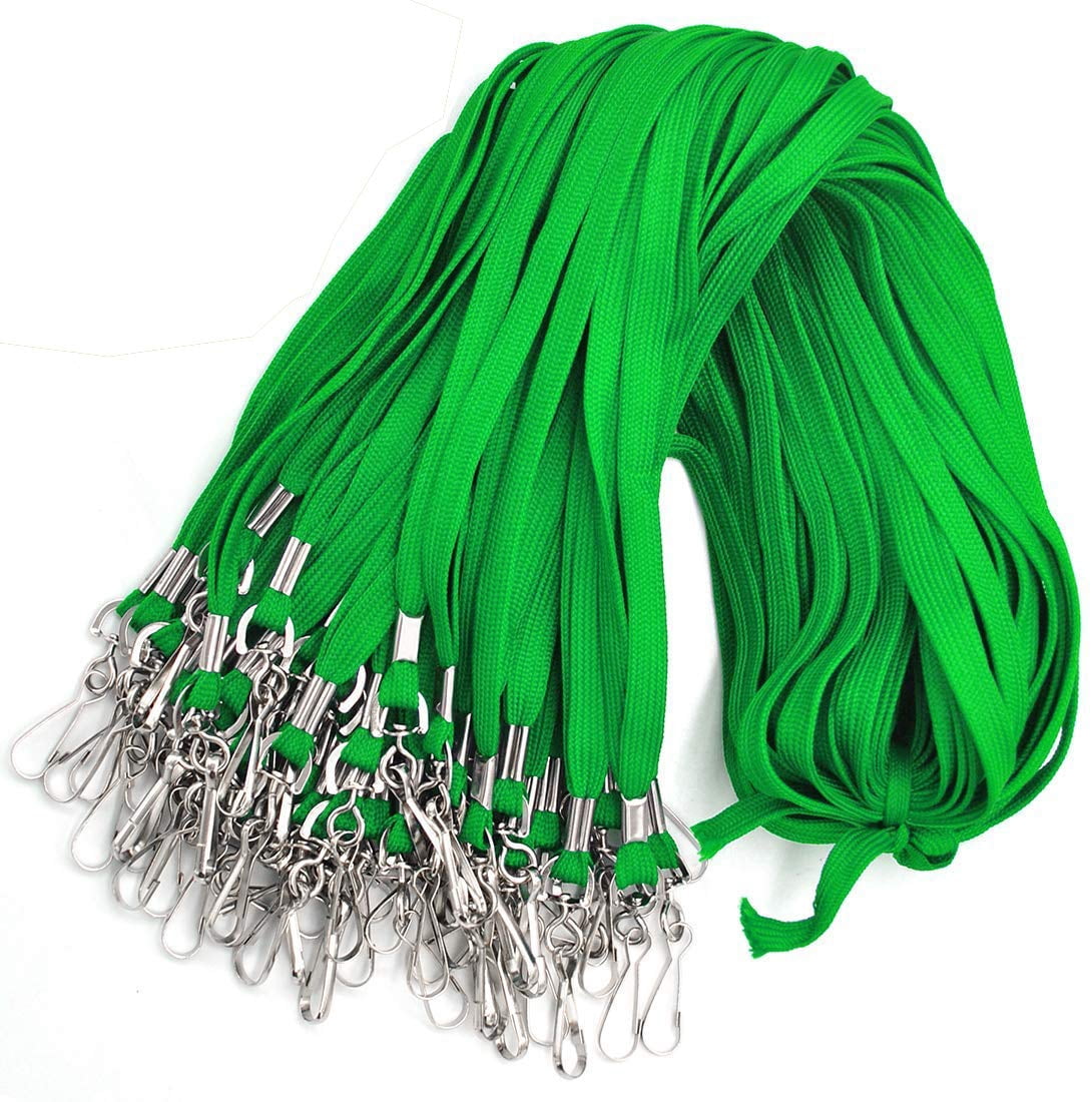 Lanyard 100 Pack Bulk Badge Lanyards For Id Badges Neck Cruise Name Tag Holder