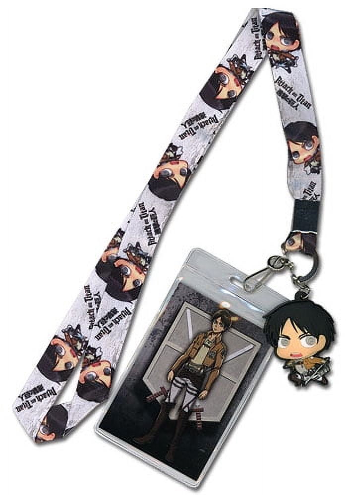 Lanyard - Attack on Titan - New SD Eren Anime Gifts Licensed ge37614