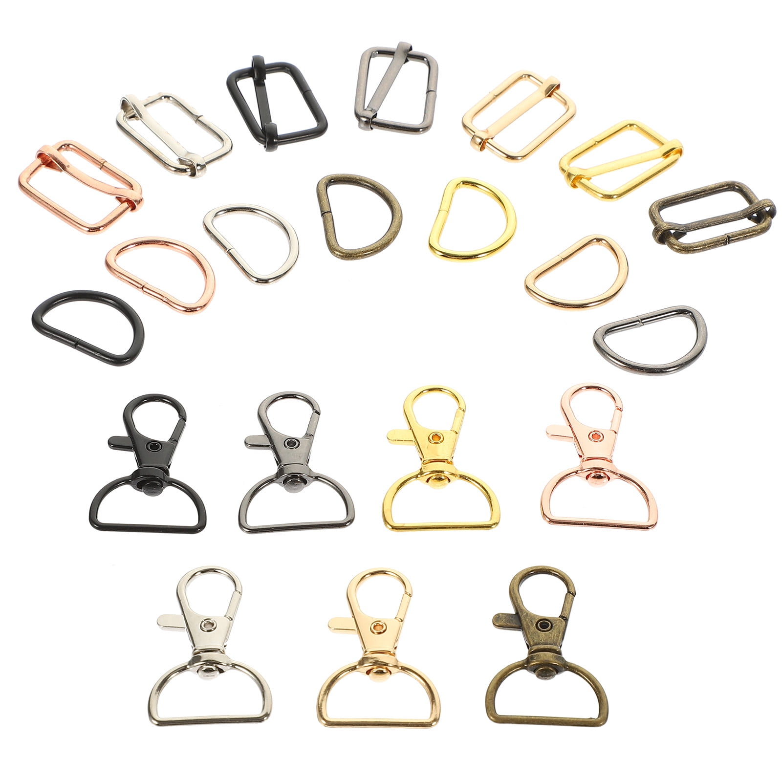 Lanyard Crossbody Straps Clasps Chain Link Shorten Strap D Rings Buckle