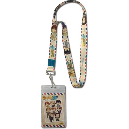 Great Eastern Entertainment Hetalia World Star S7: Group Chibi Character #02 Lanyard with ID Holder