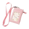 thumbnail image 1 of Lanyard ID Card Wallet, Cosmug Detachable Badge Pouch, Multi Slot ID Organizer, for Work Access, Travel Carry and Event Identification, Pink, 1 of 6