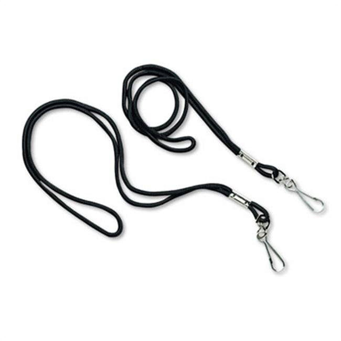 US Navy Style J-Hook Lanyard - Swivel Clip Badge Holder & Key Lanyard, 1/4" X 19.5"