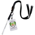 thumbnail image 1 of Lanyard with Pen and ID Badge Holder - All in One Neck Lanyards with I'd Card Strap, Pencil/Stylus Holder, Key Ring Breakaway for Schools & Nurses by Specialist ID, 1 of 8