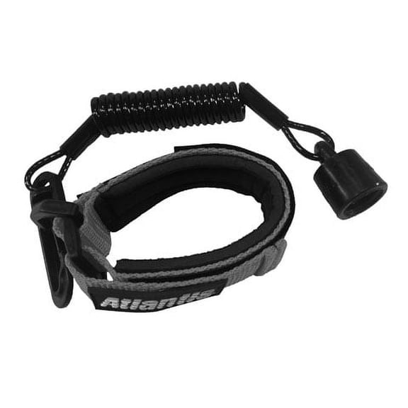 Atlantis Sea-Doo DESS Floating Lanyard, Black, Fits All Sea-Doo Watercraft with DESS Security System, Polyurethane with Nylon Cord (A7459DES)