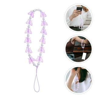 Mobile Strap Phone Charm Beads Chain Jewelry Crystal Stone Anti-Lost  Lanyard BD