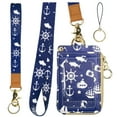 thumbnail image 1 of Lanyard with Wallet,Zip ID Case with Lanyard,Lanyard Badge Holder,Lanyard Wallet for Women,Fashion Lanyard Wallet, ID Case Wallet with Lanyard Cruise Ship, 1 of 4